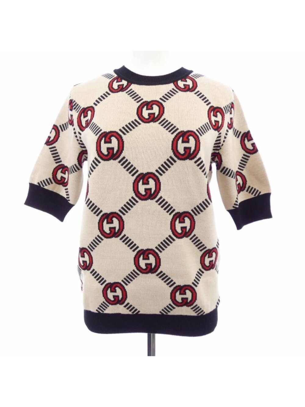 Gucci Interlocking G Wool Reversible Sweater Knit